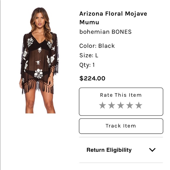Bohemian Bones ~ Revolve clothing cover up - Picture 13 of 13